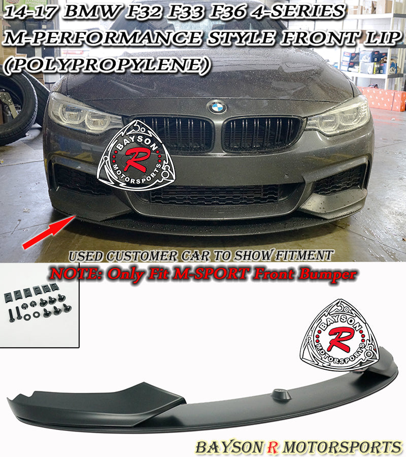 MP Style Front Lip For 2014-2020 BMW 4-Series F32/F33/F36 - Bayson R Motorsports