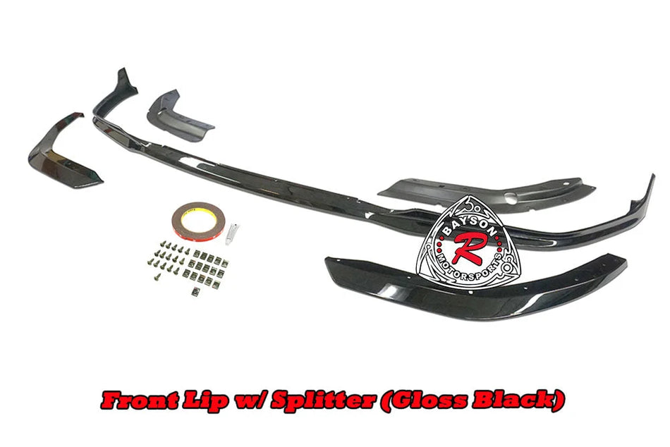 MP Style Front Lip/Side Skirts/Rear Diffuser (Gloss Black) For 2019-2022 BMW 3-Series (G20/G21)