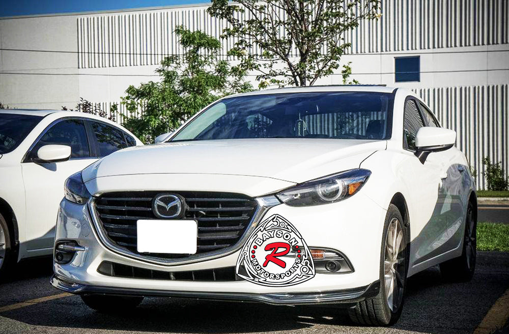 MS Style Front Lip For 2017-2018 Mazda 3 - Bayson R Motorsports