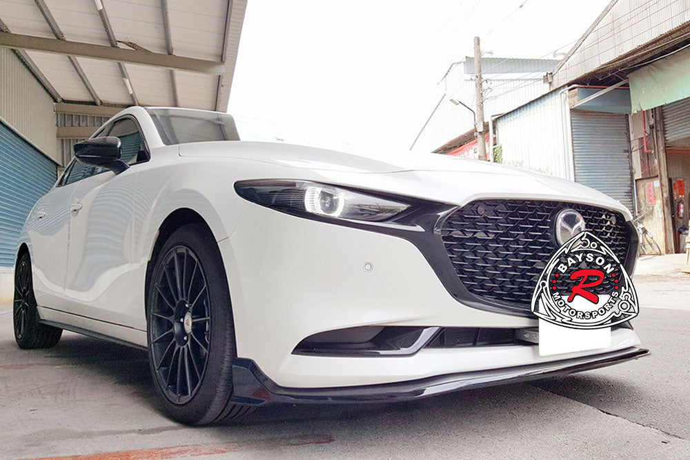 CK Style Front Lip For 2019-2022 Mazda 3 4 Dr - Bayson R Motorsports