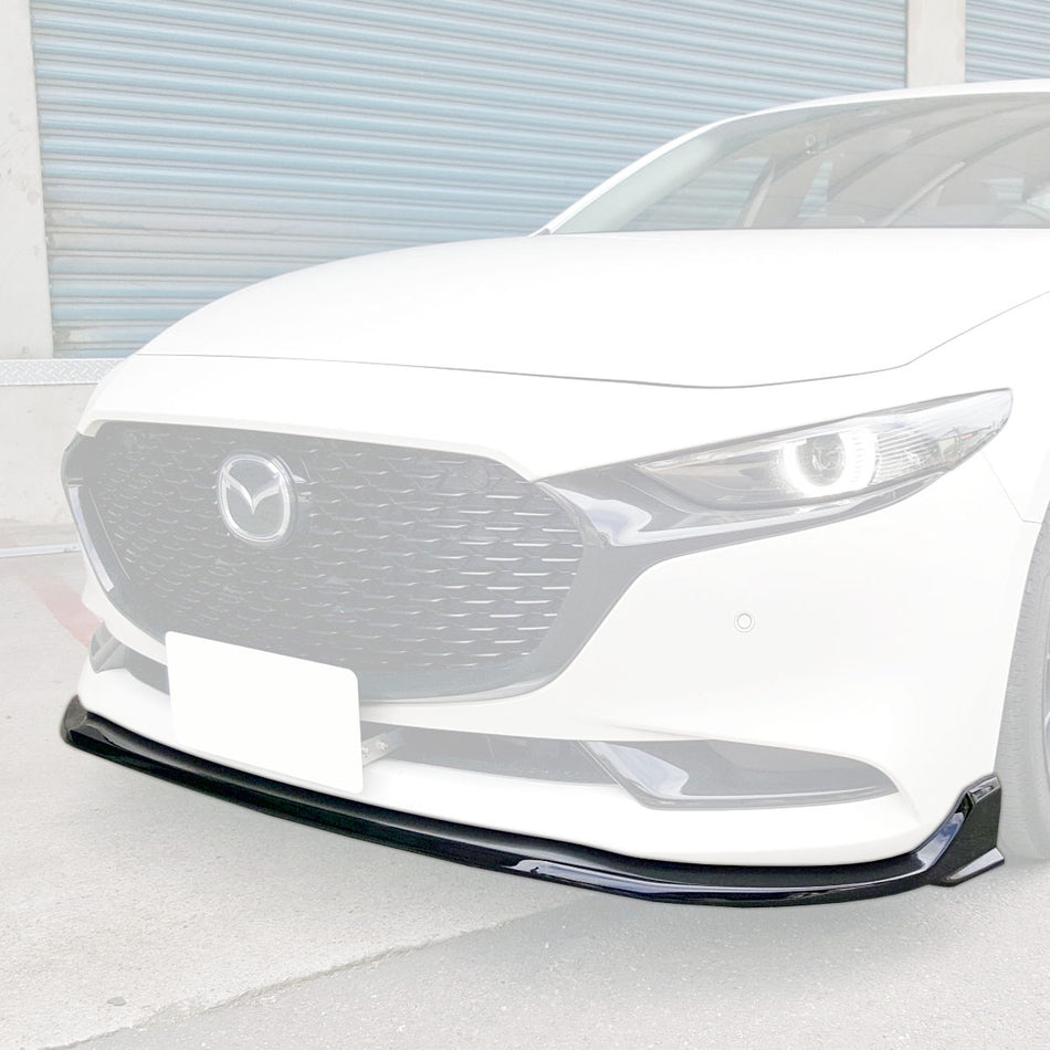 CK Style Front Lip For 2019-2024 Mazda-3 (4Dr Sedan)