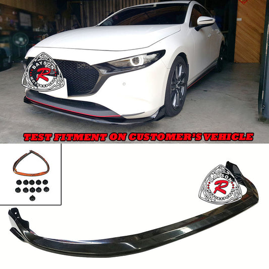 CK Style Front Lip For 2019-2022 Mazda 3 5Dr - Bayson R Motorsports
