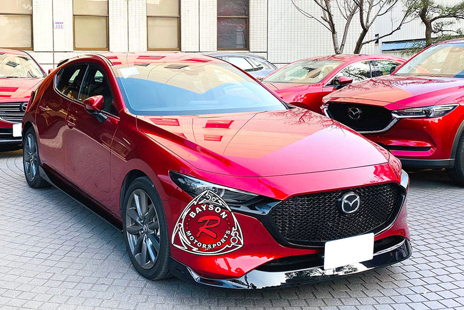 MZ Style Front Lip For 2019-2022 Mazda 3 5DR - Bayson R Motorsports