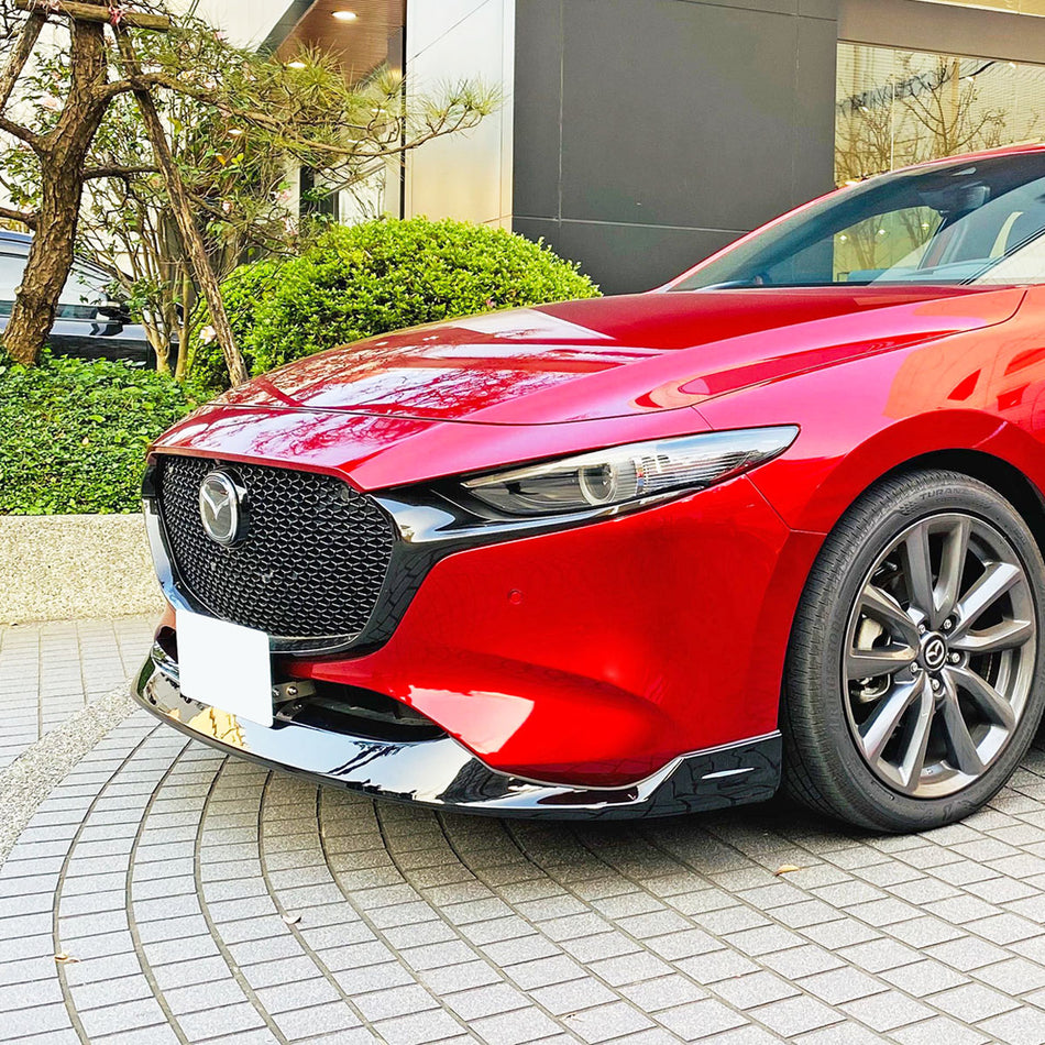 MZ Style Front Lip For 2019-2024 Mazda-3 (5Dr Hatchback)