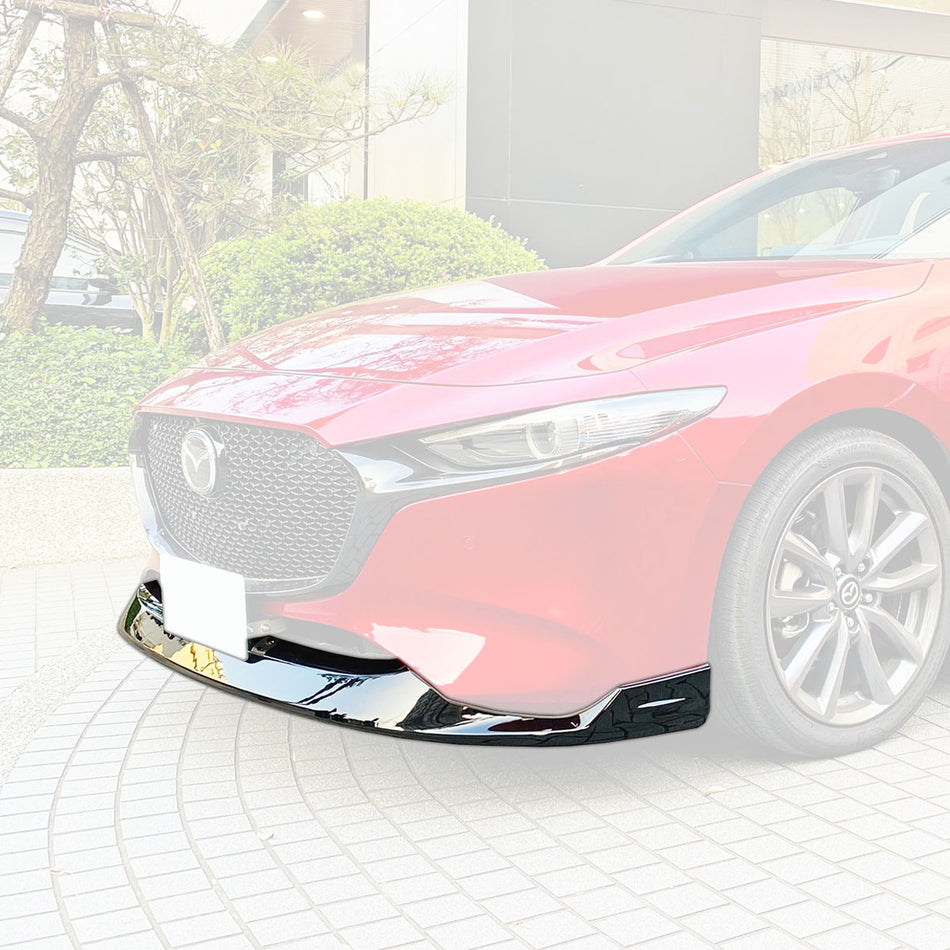 MZ Style Front Lip For 2019-2024 Mazda-3 (5Dr Hatchback)