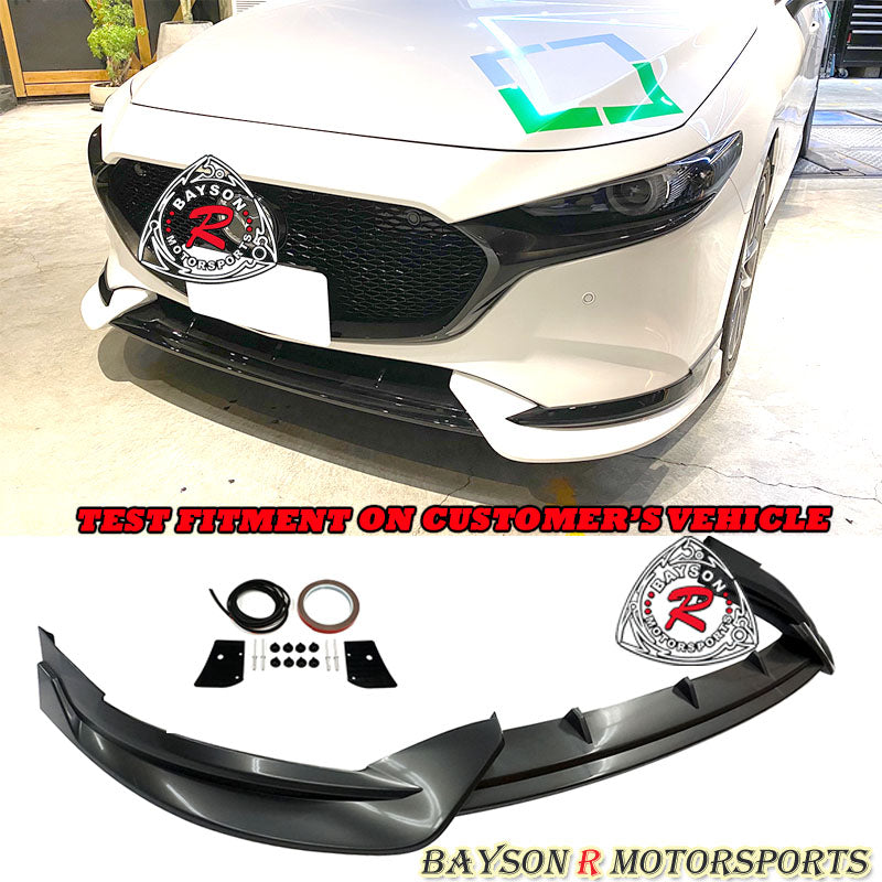 TH Style Front Lip For 2019-2022 Mazda 3 5DR - Bayson R Motorsports