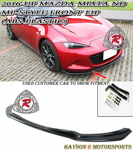 MP Style Front Lip For 2016-2021 Mazda Miata - Bayson R Motorsports