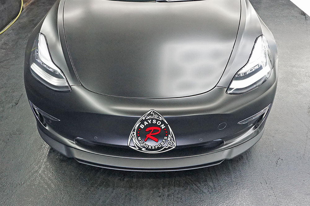 Art Style Front Lip For 2017-2022 Tesla Model 3 - Bayson R Motorsports