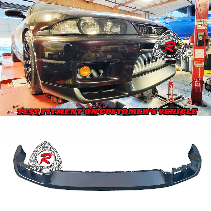 Series 3 Style Front Lip For 1995-1998 Nissan GTR R33 - Bayson R Motorsports