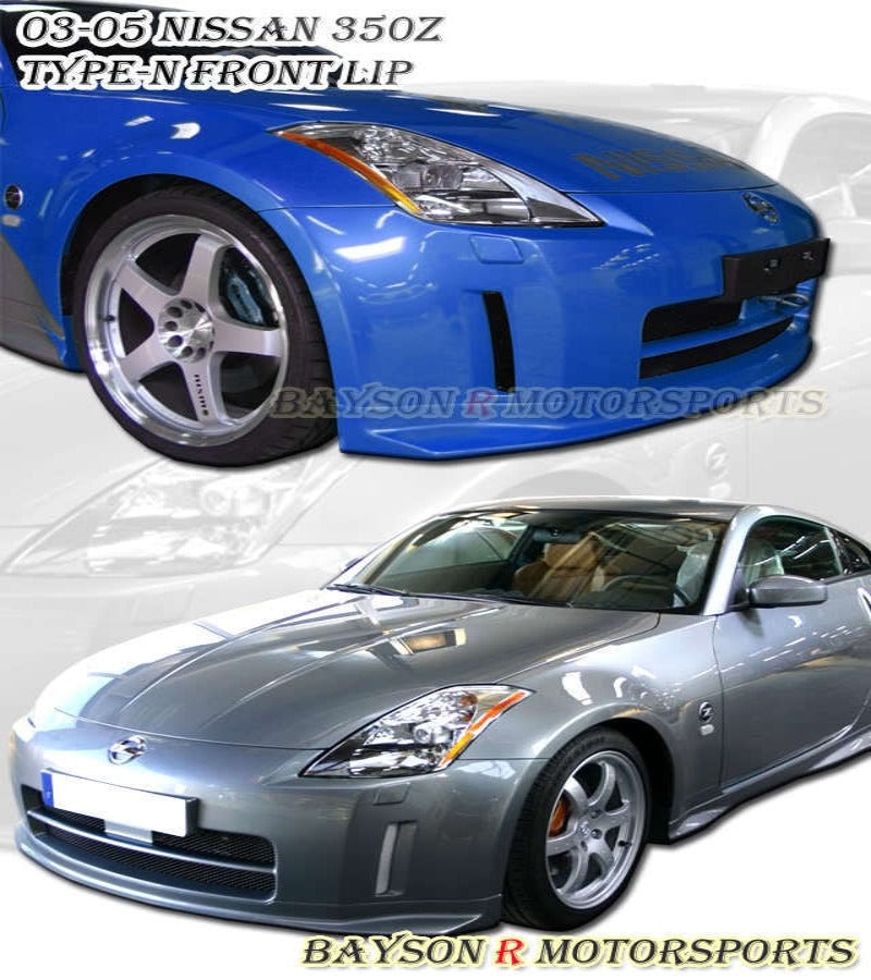 N1 Style Front Lip For 2003-2005 Nissan 350Z - Bayson R Motorsports