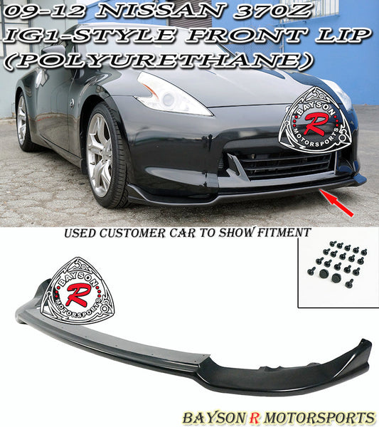 iG1 Style Front Lip For 2009-2012 Nissan 370Z - Bayson R Motorsports
