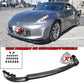 iG1 Style Front Lip For 2013-2020 Nissan 370Z - Bayson R Motorsports