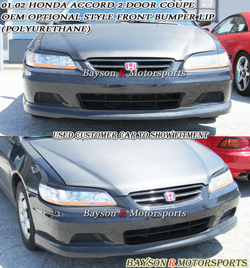 OE Style Front Lip For 2001-2002 Honda Accord 2Dr - Bayson R Motorsports