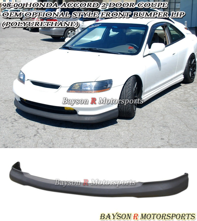 OE Style Front Lip For 1998-2000 Honda Accord 2Dr - Bayson R Motorsports