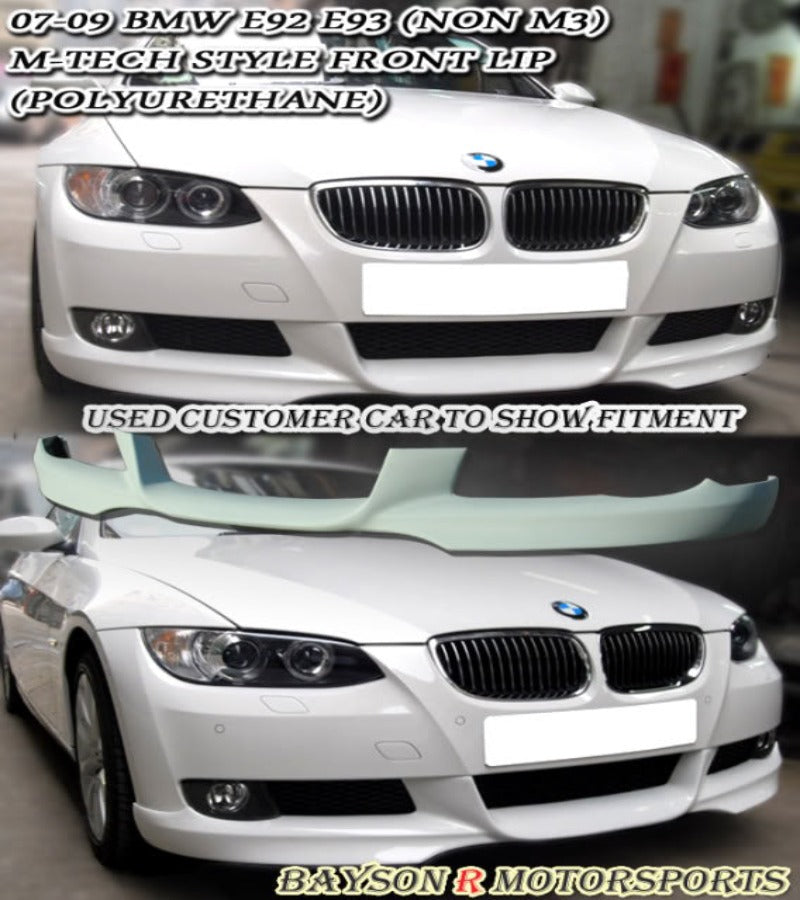 MT Style Front Lip For 2007-2010 BMW 3-Series E92 - Bayson R Motorsports