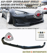 MPX Style Front Lip For 2017-2021 Subaru BRZ - Bayson R Motorsports