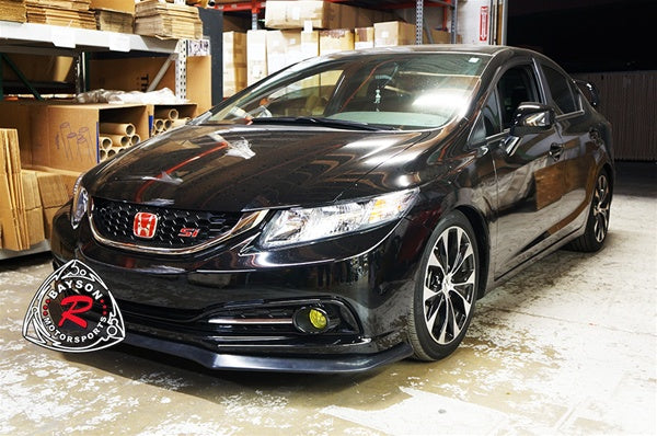 A Style Front Lip For 2013-2015 Honda Civic 4Dr - Bayson R Motorsports