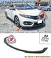 A Style Front Lip For 2014-2015 Honda Civic 2Dr - Bayson R Motorsports