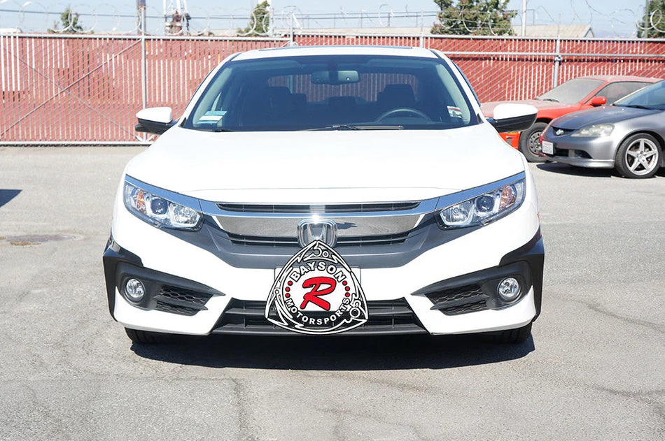 Mod Style Front Splitters For 2016-2018 Honda Civic (2Dr Coupe/4Dr Sedan)