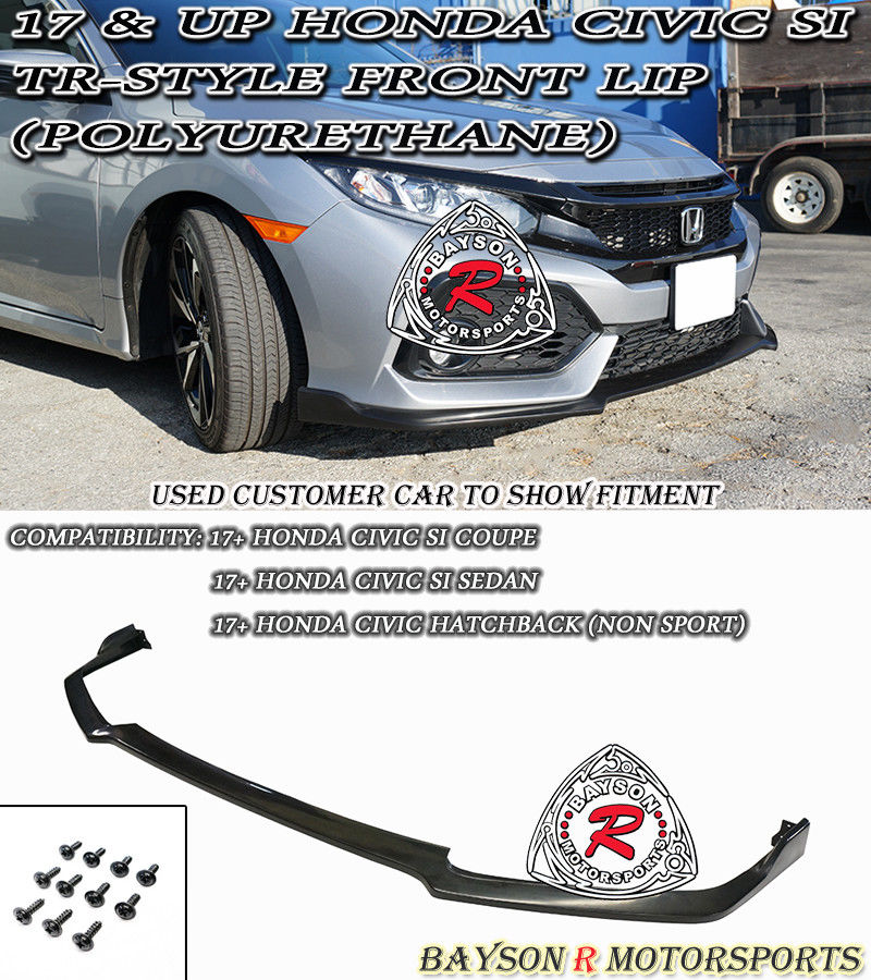 HF-P Style Black Front Bumper Lip for 09-11 Honda Zimbabwe HF-P Style Black Front Bumper Lip for 09-11 Honda Zimbabwe