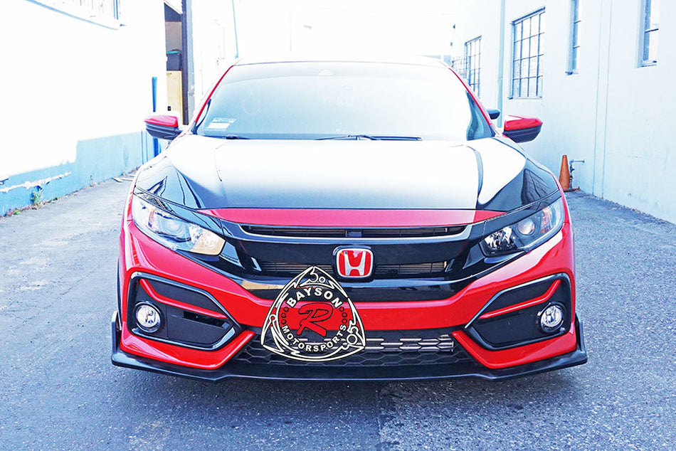 TR Style Front Lip For 2017-2021 Honda Civic 5 Door Sport / Sport Touring - Bayson R Motorsports