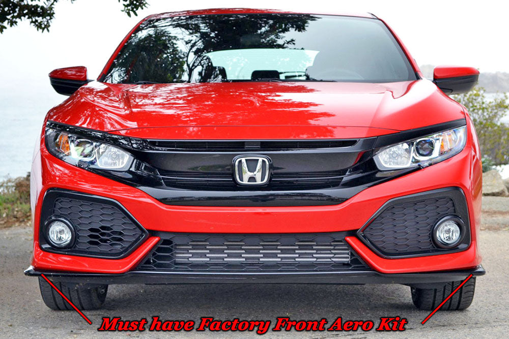 TR Style Front Lip For 2017-2021 Honda Civic 5 Door Sport / Sport Touring - Bayson R Motorsports