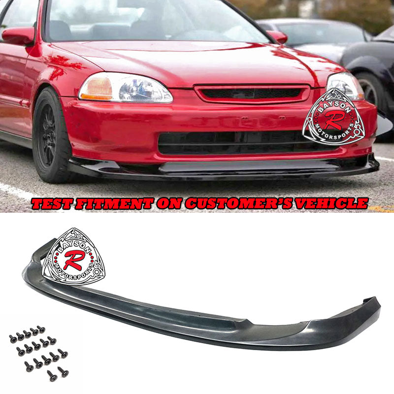 GV Style Front Lip For 1996-1998 Honda Civic - Bayson R Motorsports