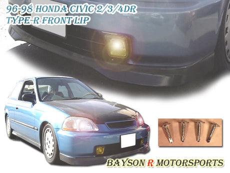 TR Style Front Lip For 1996-1998 Honda Civic - Bayson R Motorsports