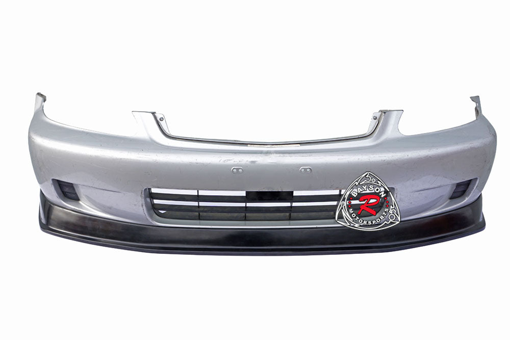 c wes front lip honda 99 For 1999-2000 Civic 2/3/4dr GV Style Bumper (Urethane) resistant polyurethane PRO Design GV Style Front
