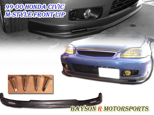 MU Style Front Lip For 1999-2000 Honda Civic - Bayson R Motorsports