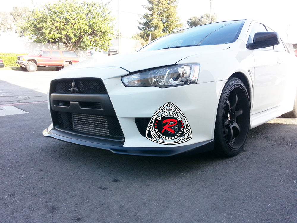 Ral Style Front Lip For 2008-2015 Mitsubishi Evolution 10 - Bayson R Motorsports