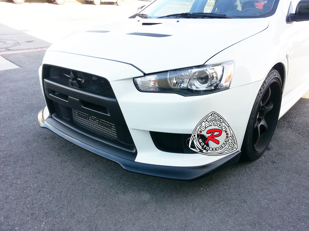 Ral Style Front Lip For 2008-2015 Mitsubishi Evolution 10 - Bayson R Motorsports