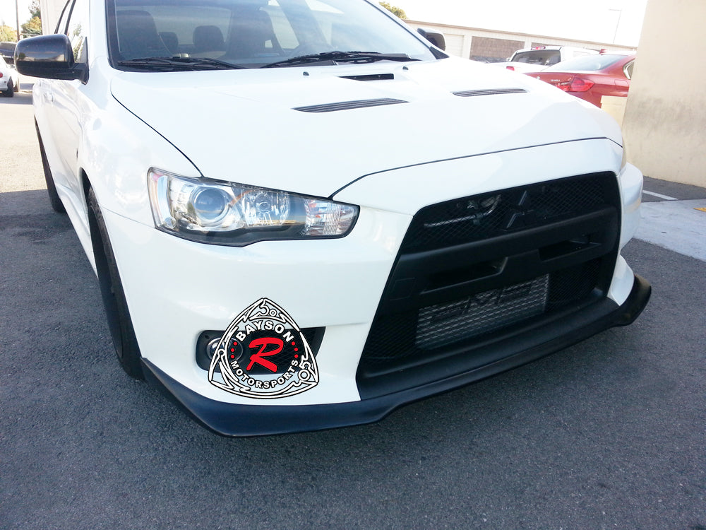 Ral Style Front Lip For 2008-2015 Mitsubishi Evolution 10 - Bayson R Motorsports