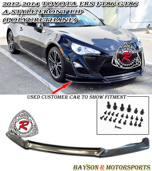 A Style Front Lip For 2012-2016 Scion FR-S - Bayson R Motorsports