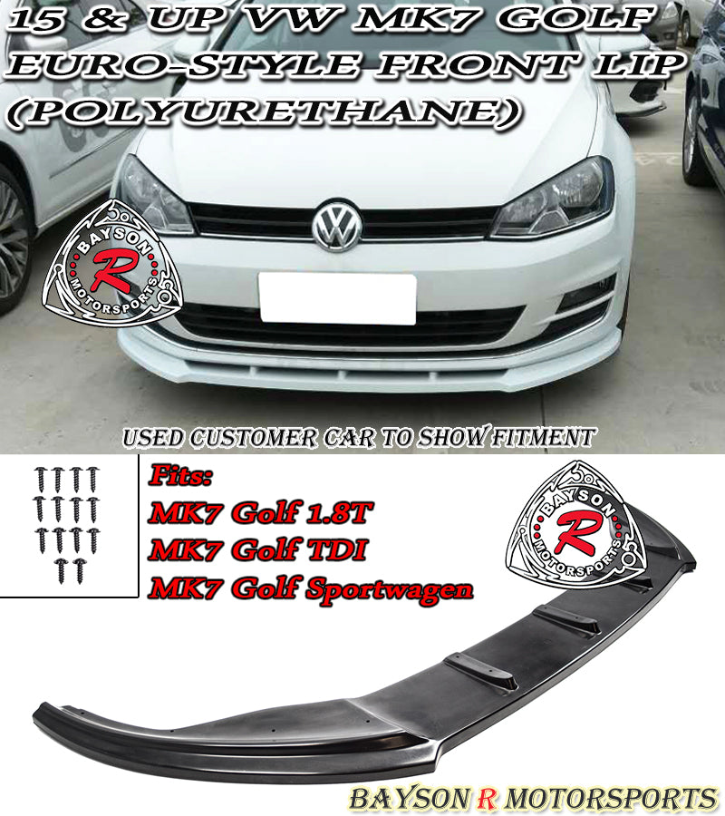Volkswagen Golf MK7 Front Lip (2015-2017) Euro Style – Bayson R Motorsports