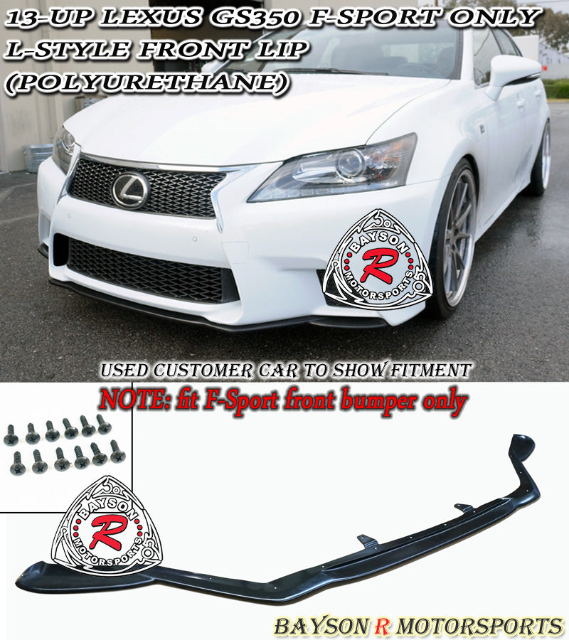 Bayson R Front Lip Lexus GS Front Lip (2013-2015) L Style – Bayson R Motorsports
