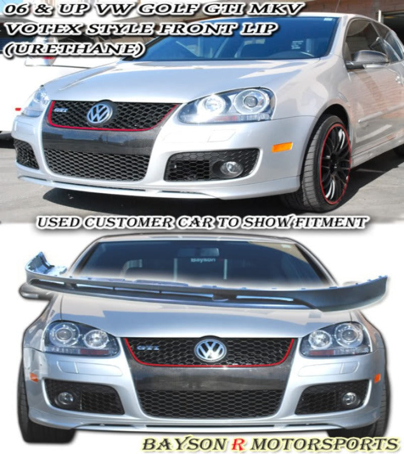 VT Style Front Lip For 2005-2010 Volkswagen Golf 5 GTI / Jetta (MK5) - Bayson R Motorsports