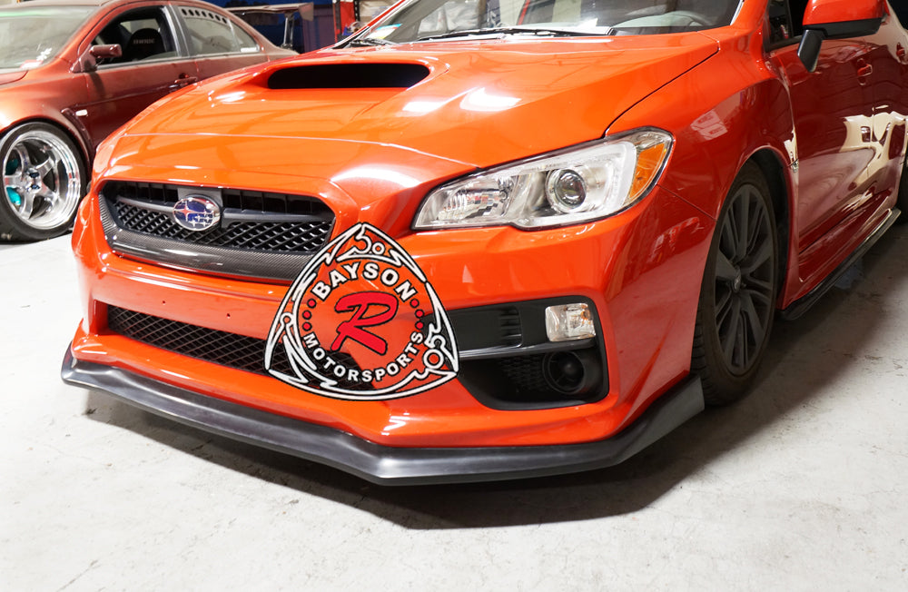 CS Style Front Lip For 2015-2017 Subaru WRX STi - Bayson R Motorsports