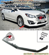 ST Style Front Lip For 2015-2016 Subaru Impreza - Bayson R Motorsports