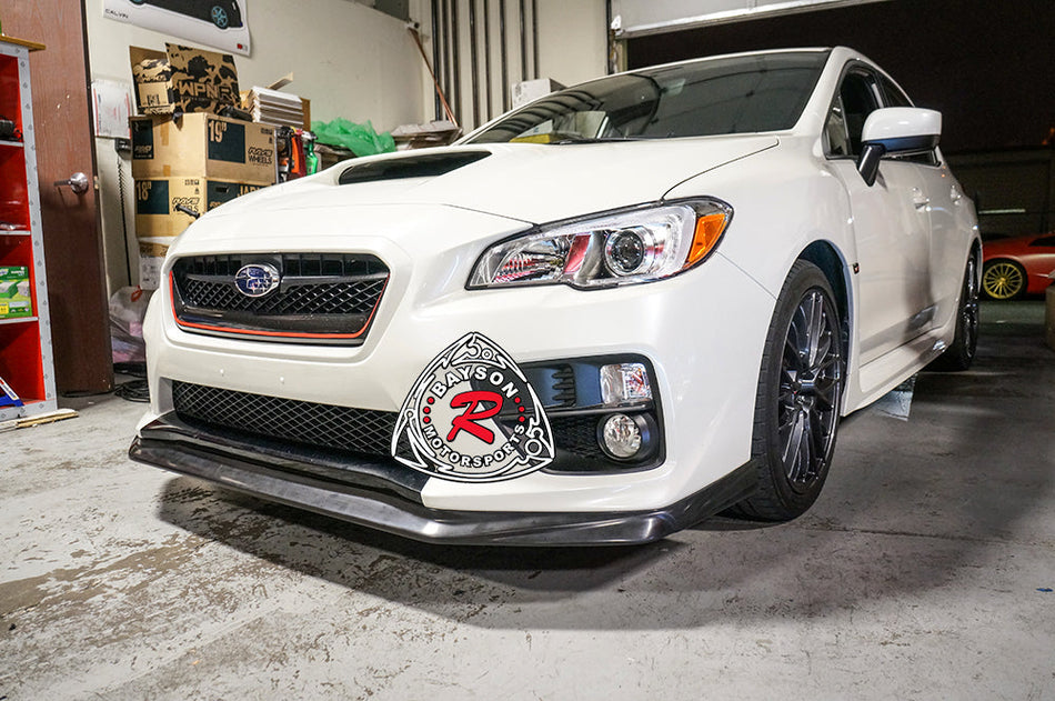 VR Style Front Lip For 2015-2017 Subaru WRX STi - Bayson R Motorsports