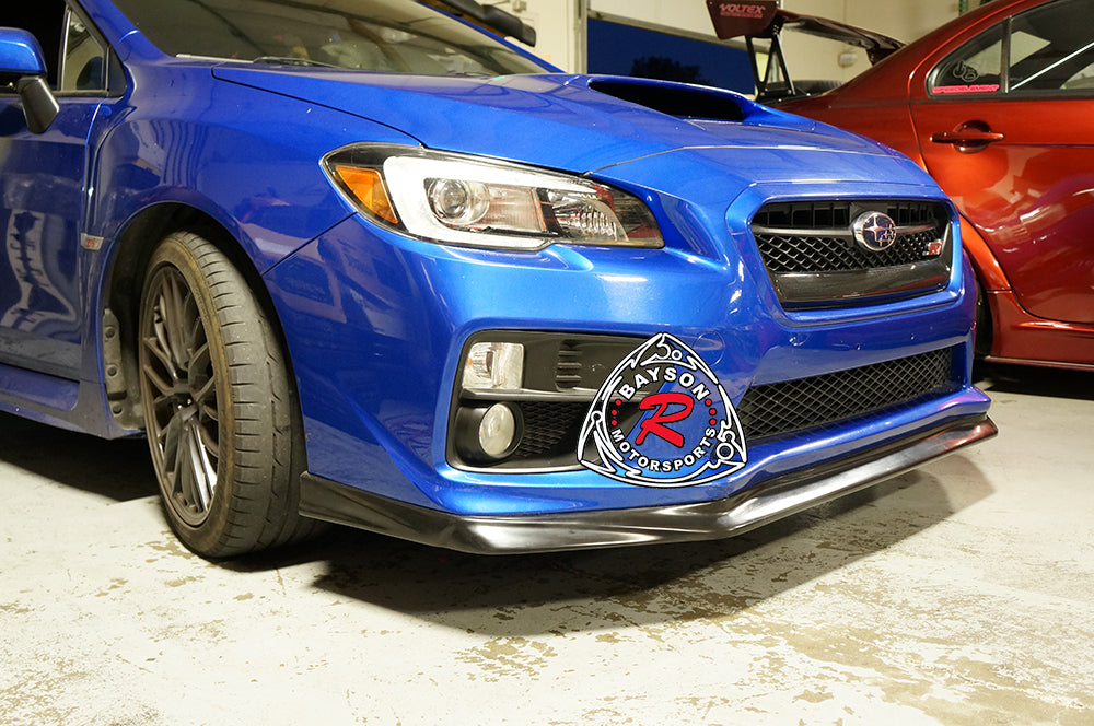 VR Style Front Lip For 2015-2017 Subaru WRX STi - Bayson R Motorsports