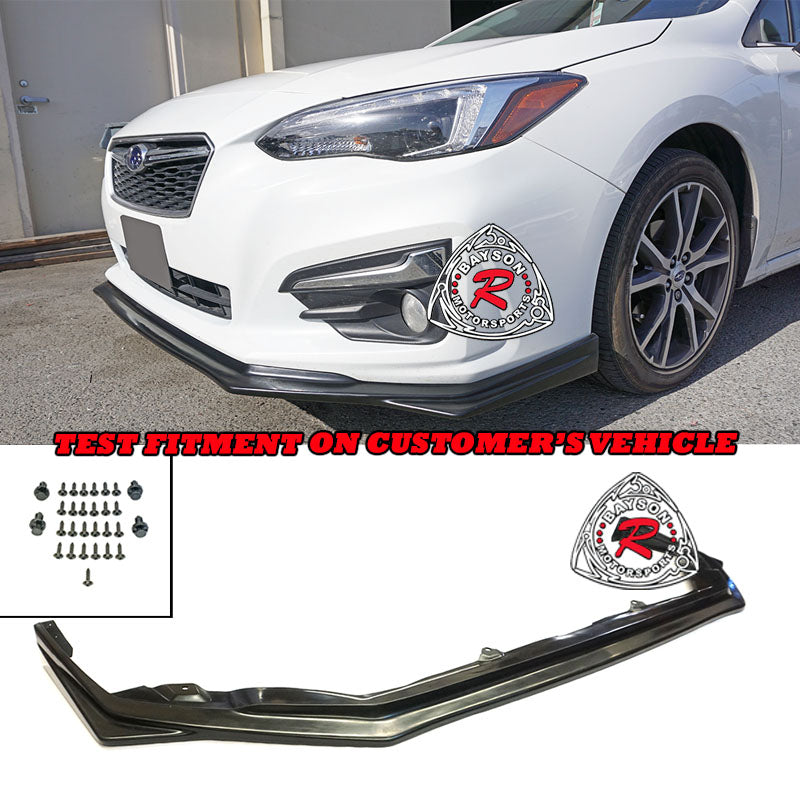 ST Style Front Lip For 2017-2019 Subaru Impreza - Bayson R Motorsports