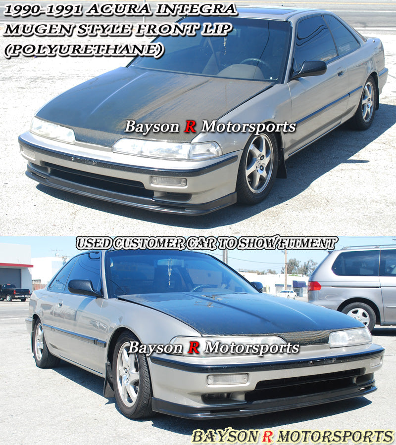 MU Style Front Lip For 1990-1991 Acura Integra - Bayson R Motorsports