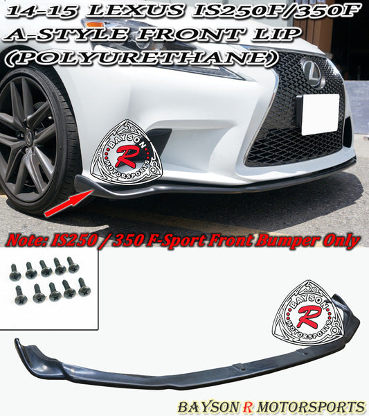 A Style Front Lip For 2014-2016 Lexus IS - Bayson R Motorsports