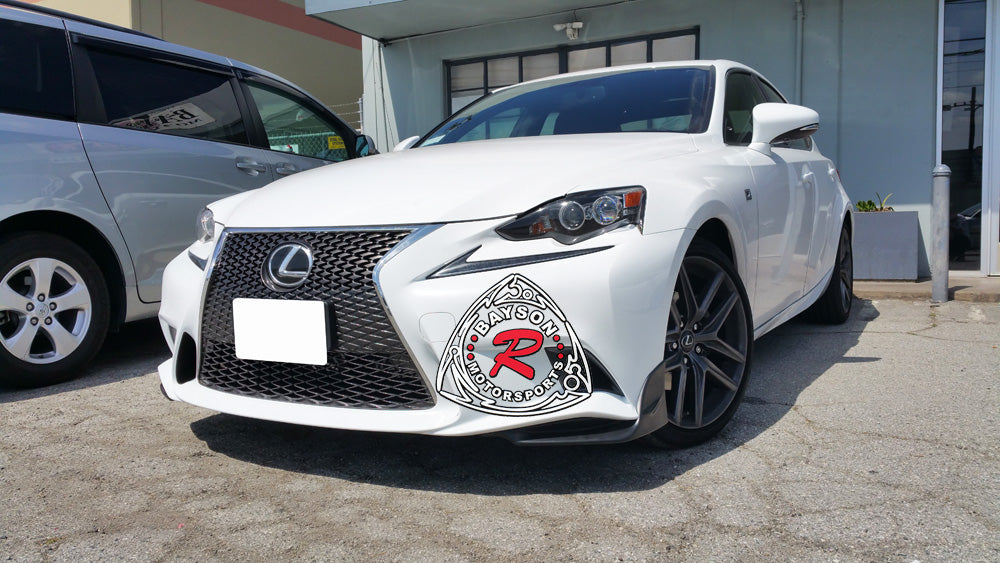 T Style Front Splitters For 2014-2016 Lexus IS - Bayson R Motorsports