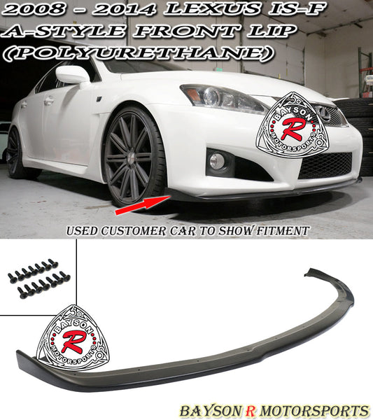 A Style Front Lip For 2008-2014 Lexus IS F - Bayson R Motorsports