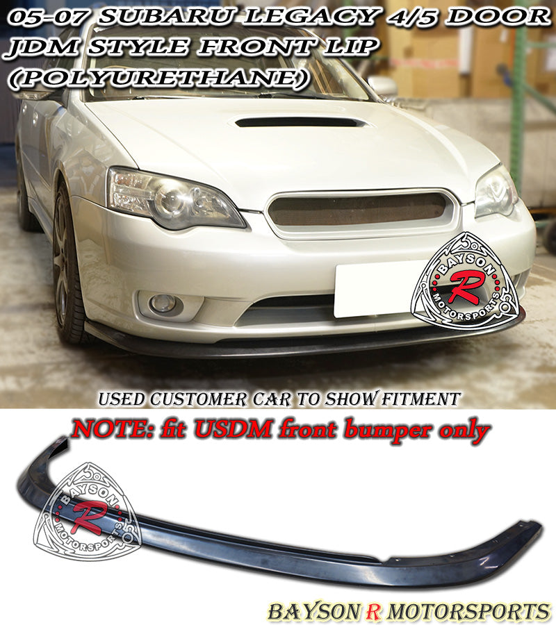 JDM Style Front Lip 05-07 Subaru Legacy - Bayson R Motorsports