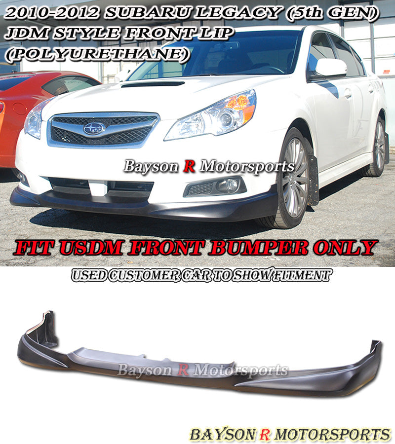 JDM Style Front Lip For 2010-2012 Subaru Legacy - Bayson R Motorsports