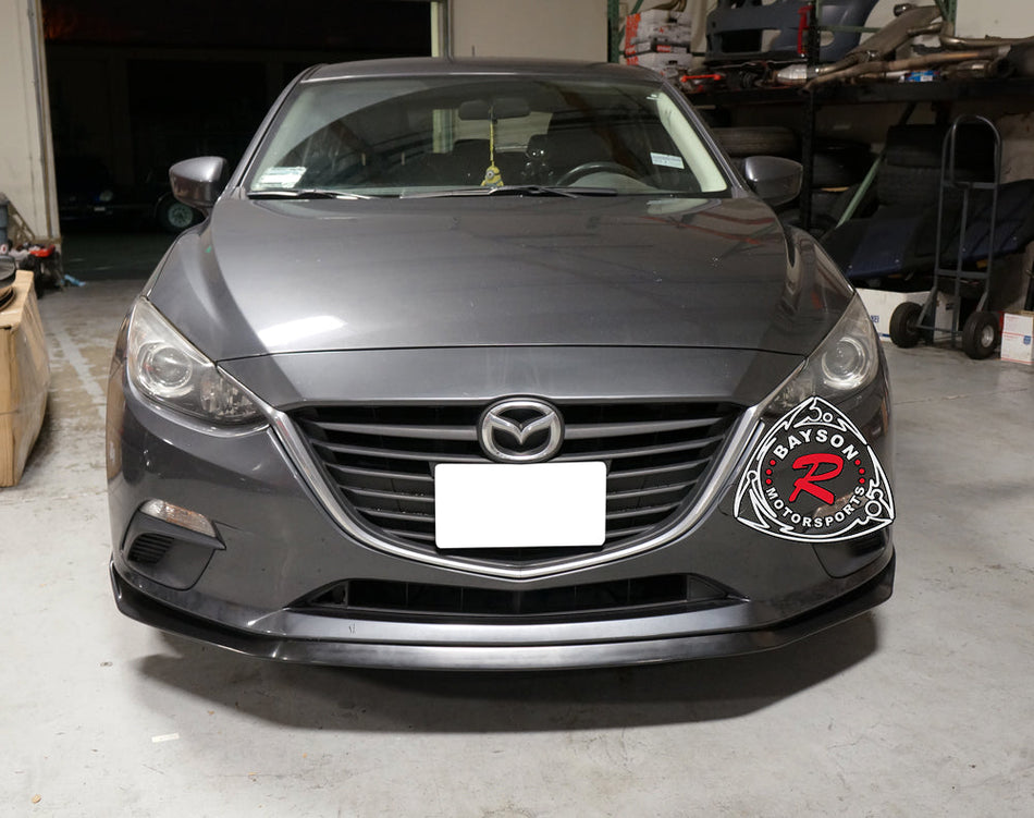 MS Style Front Lip For 2014-2016 Mazda 3 - Bayson R Motorsports