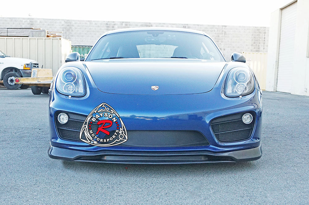 TA Style Front Lip For 2014-2016 Porsche Cayman Base / S (981) - Bayson R Motorsports